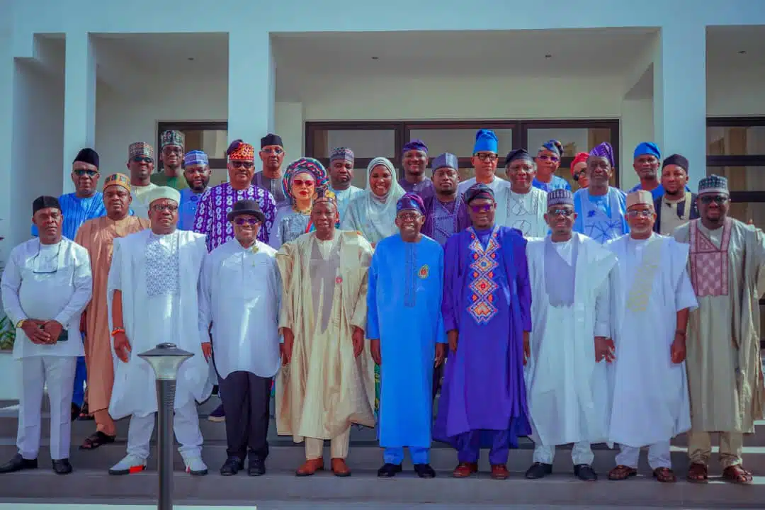 APC NWC Members Visit Tinubu In Lagos (Photos)