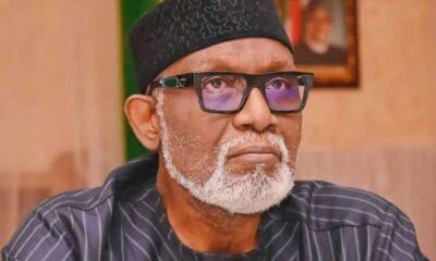 Akeredolu: Buhari, Jonathan React To Ondo Governor’s Death
