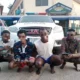 Four Suspected Traffic Robbers Arrested In Lagos, Celebrate Christmas In Detention (Photos)