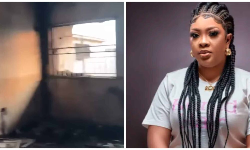 Nollywood Actress, Bidemi Kosoko Loses Property To Fire Outbreak