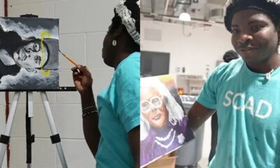 Nigerian Student Breaks Guinness World Record For Longest Painting Marathon