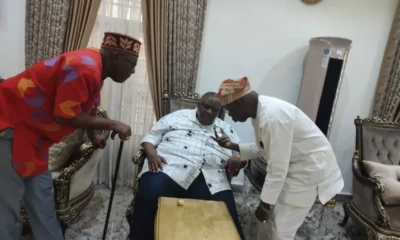 Obasanjo Meets Iwuanyanwu, Other Ohanaeze Chieftains In Owerri