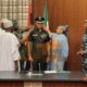 Tinubu Decorates Commander Guards Brigade, Chief Personal Security Officer With New Ranks (Photos)