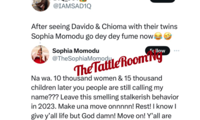 ‘Leave This Smelling Behaviour’ – Sophia Momodu Reacts To Claims Of Fuming At Davido Over Vacation Video With Chioma And Their Twins